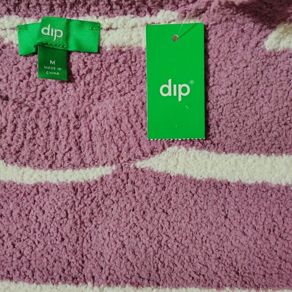 New Dip brand oversized sweater in pink with white stripes (Medium size) - Picture 4 of 5